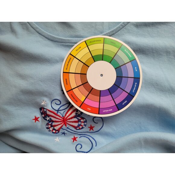 Fourth of July Patriotic Blair Women Dress 3XL Plus Butterfly BLU229E - Picture 10 of 12